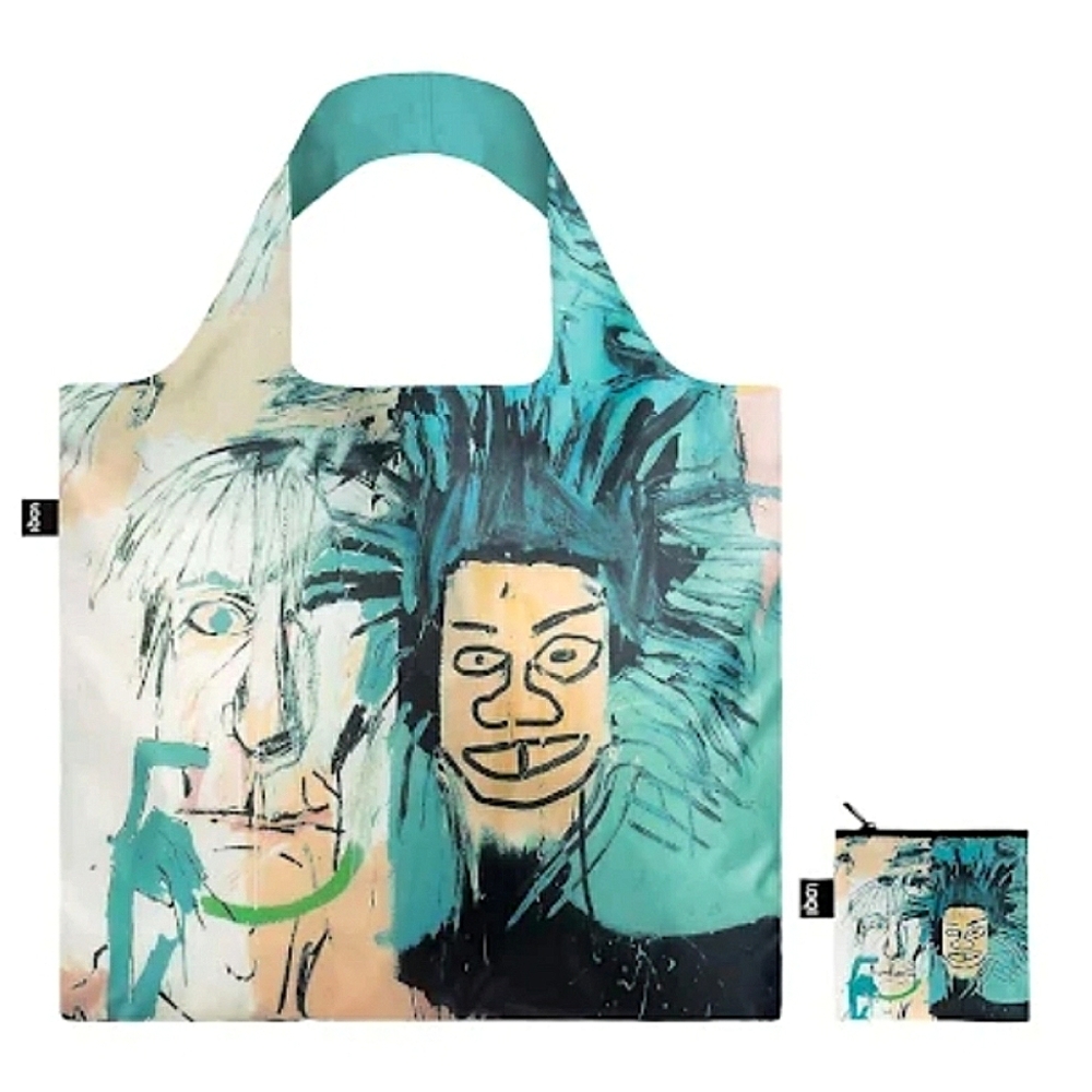 ❤️BUY 2 GET 1 FREE  LOQI Museum Jean Michel Basquiat's Warhol Reusable Shoppin